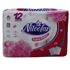 تصویر 3 از دستمال توالت نیلوفر مدل لطیف خانواده‌ ای